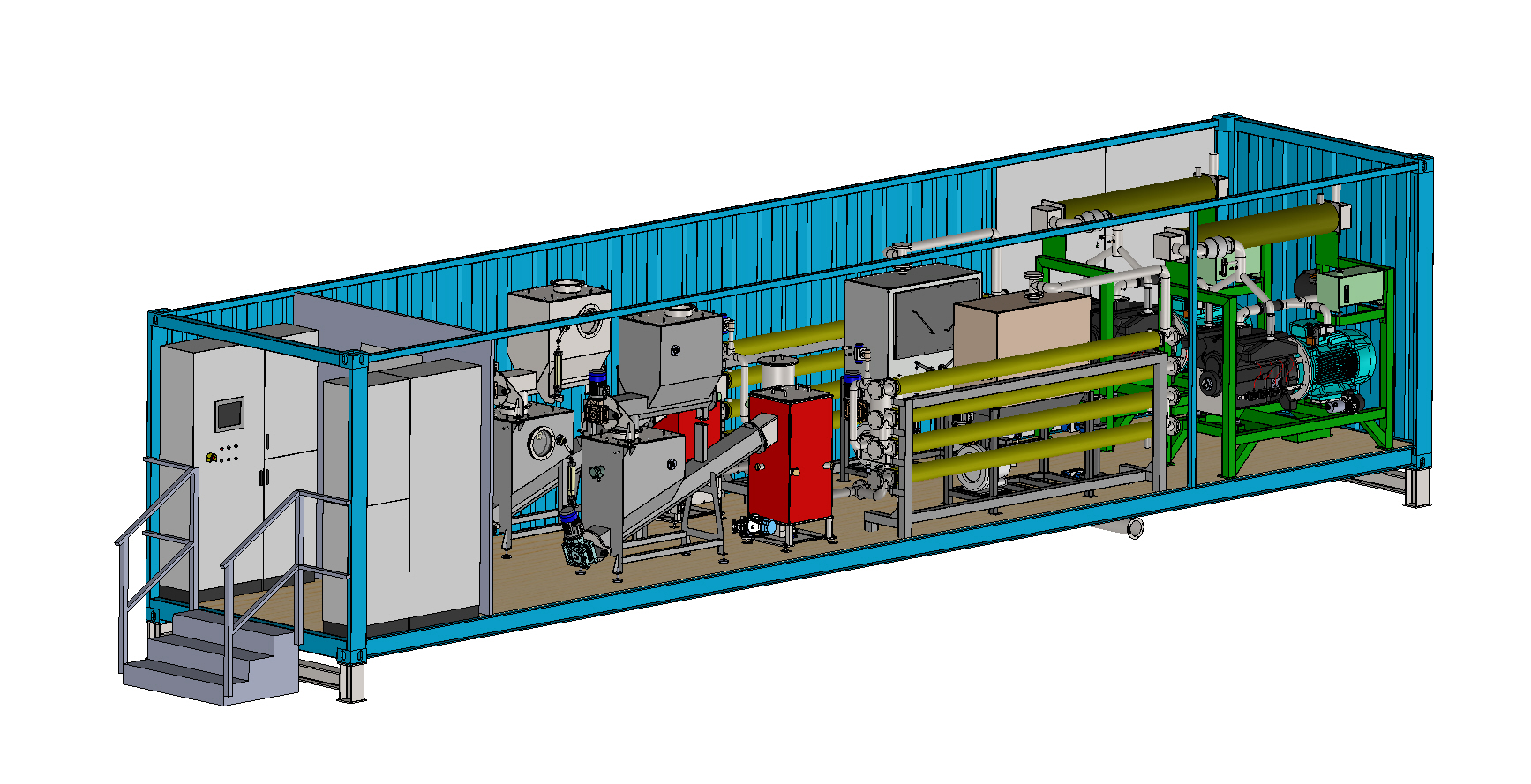 GASSIFICATORE CONTAINER 40 PIEDI