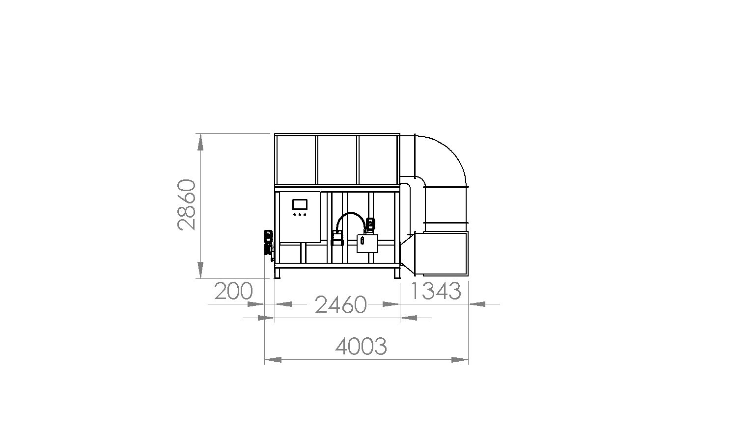 Layout Seccum 8000 con misure 3