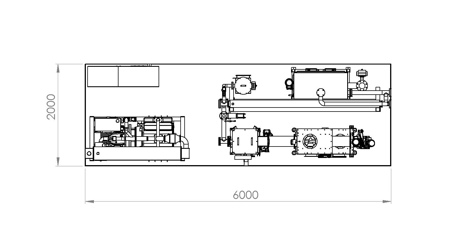 Layout Skid versione con misure 1
